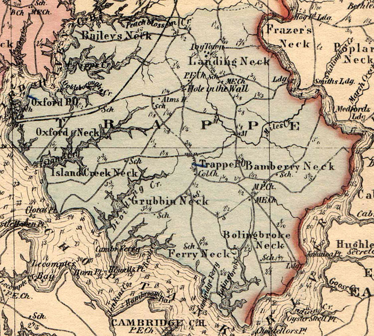 Martenet map 1866