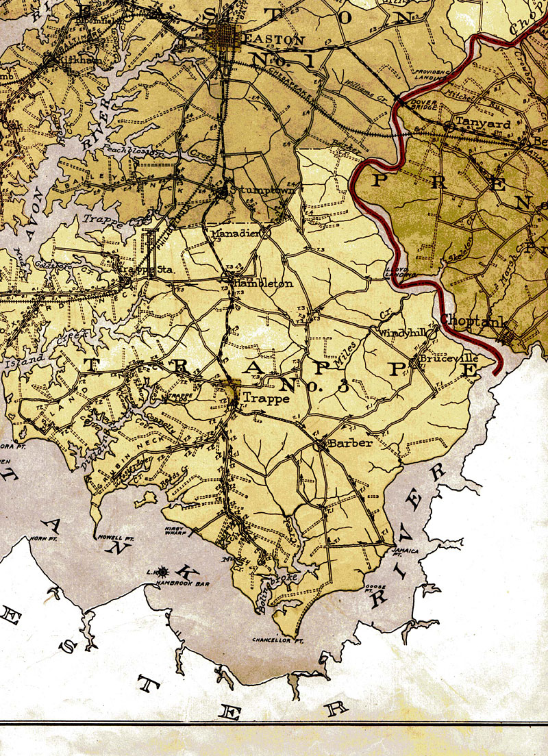 Rand McNally map circa 1920