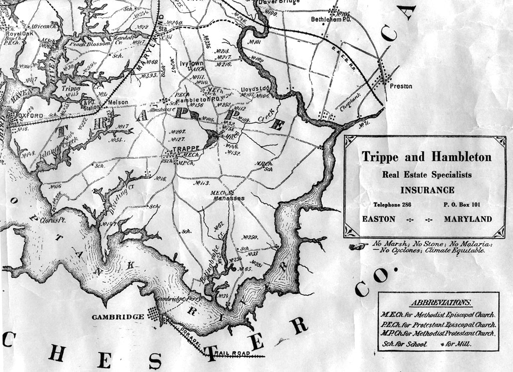 Trippe & Hambleton map 1900